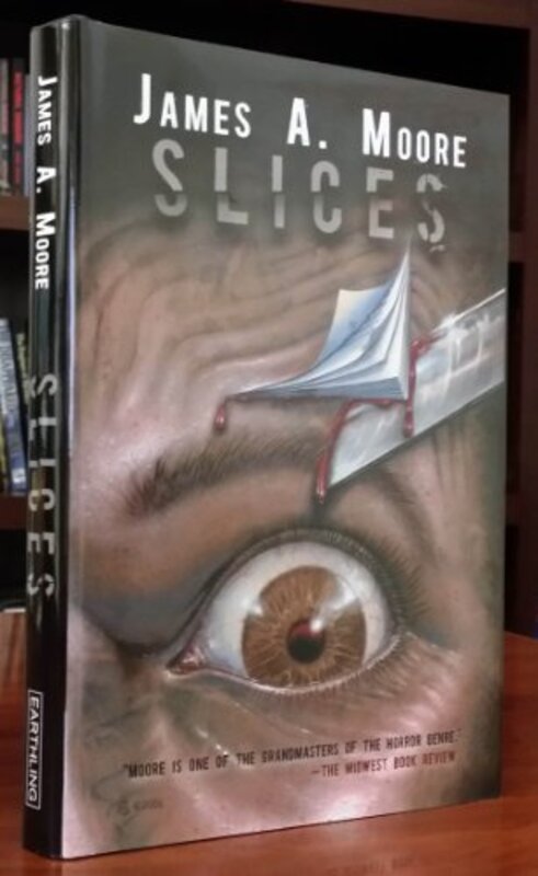 Book cover for "Slices" by James A Moore