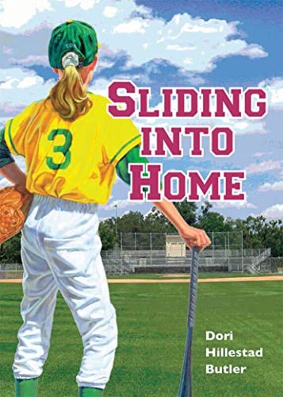 Book cover for "Sliding Into Home" by Dori Hillestad Butler