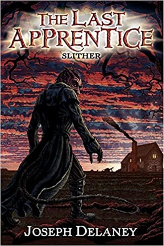 Book cover for "Slither" by Joseph Delaney