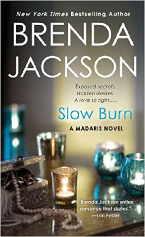 Book cover for "Slow Burn" by Brenda Jackson