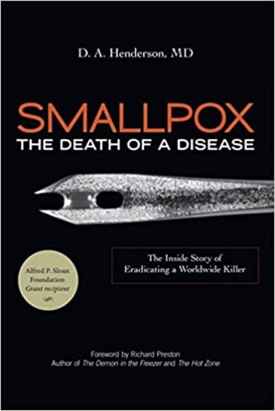 Book cover for "Smallpox" by D.A. Henderson