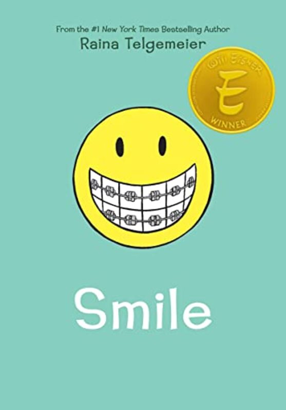 Book cover for "Smile" by Raina Telgemeir