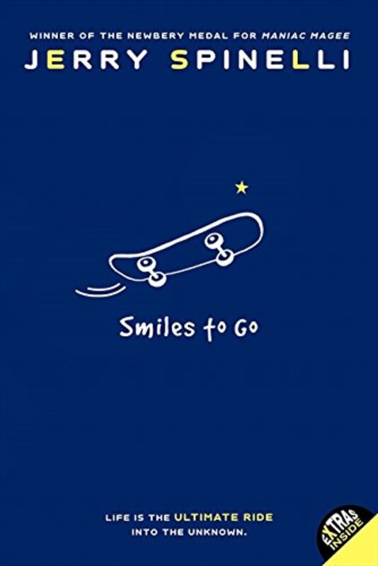 Book cover for "Smiles to Go" by Jerry Spinelli