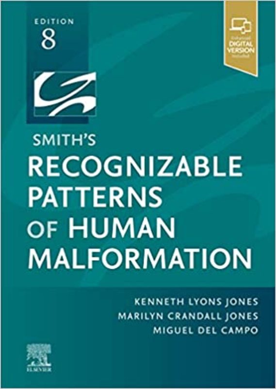 Book cover for "Smith's Recognizable Patterns of Human Malformation" by Kenneth Lyons Jones