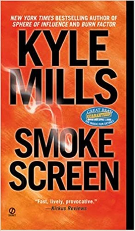 Book cover for "Smoke Screen" by Kyle Mills