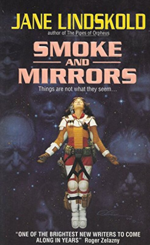 Book cover for "Smoke and Mirrors" by Jane Lindskold