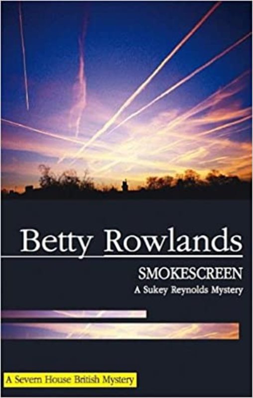 Book cover for "Smokescreen / Death at the Library" by Betty Rowlands