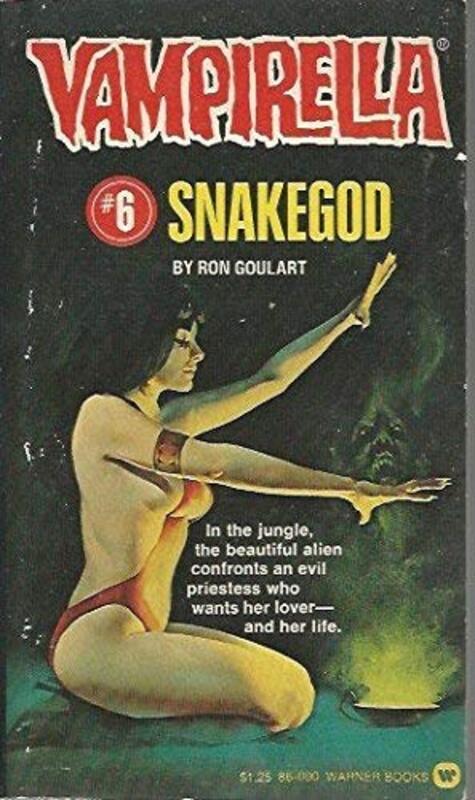 Book cover for "Snake God" by Ron Goulart