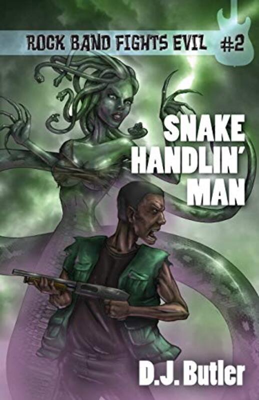 Book cover for "Snake Handlin' Man" by DJ Butler