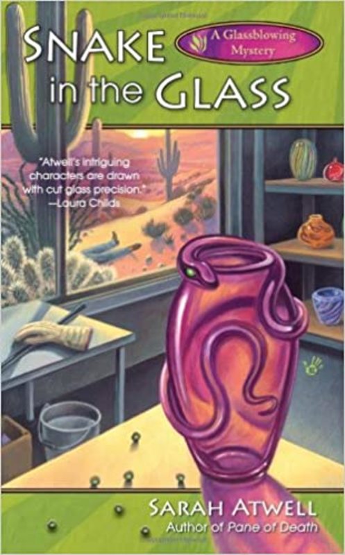 Book cover for "Snake in the Glass" by Sheila Connolly