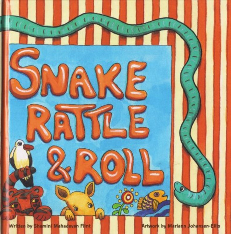 Book cover for "Snake, Rattle and Roll" by Shamini Flint