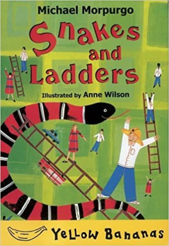 Book cover for "Snakes and Ladders" by Michael Morpurgo