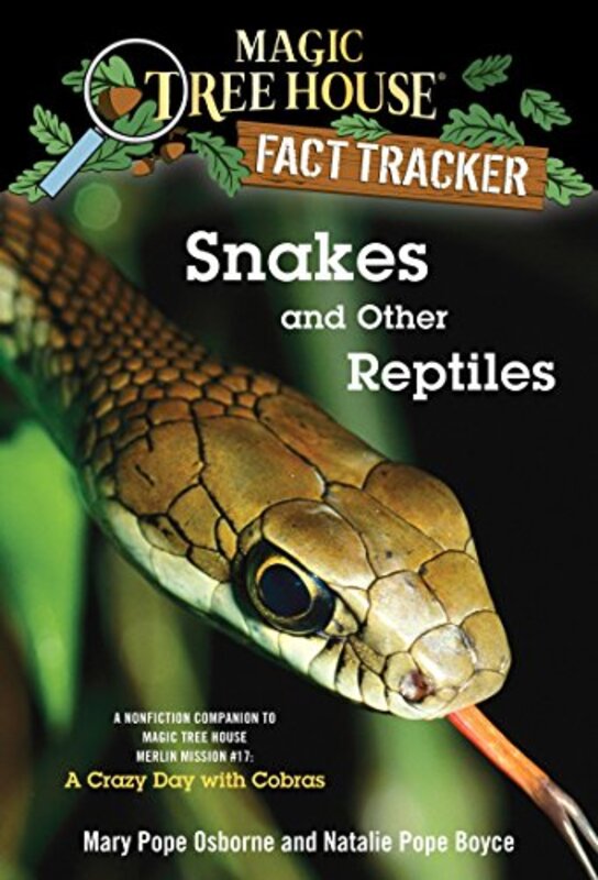 Book cover for "Snakes and Other Reptiles" by Mary Pope Osborne