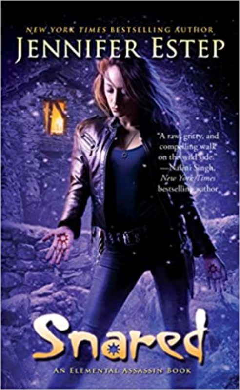 Book cover for "Snared" by Jennifer Estep