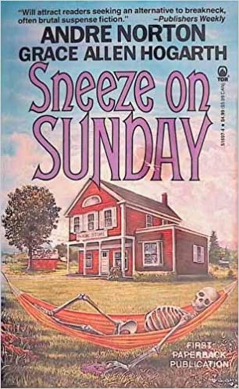 Book cover for "Sneeze On Sunday" by Andre Norton