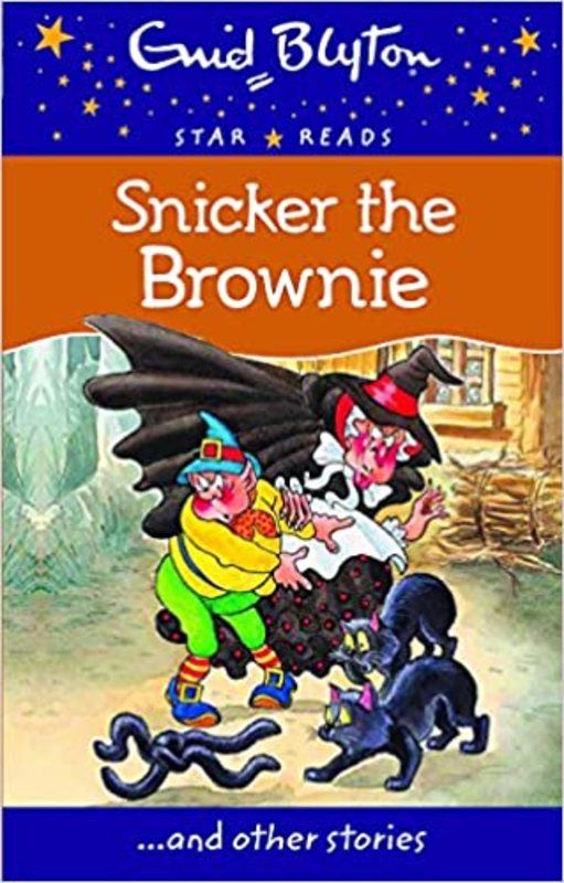 Book cover for "Snicker the Brownie" by Enid Blyton