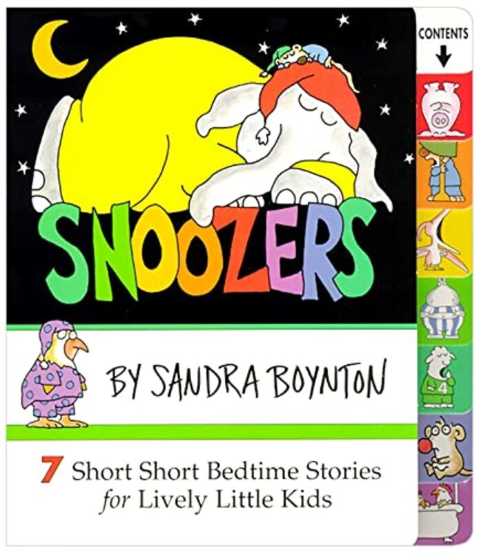 Book cover for "Snoozers" by Sandra Boynton