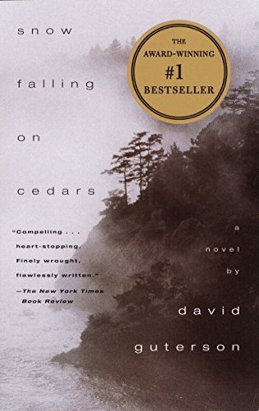 Book cover for "Snow Falling on Cedars" by David Guterson