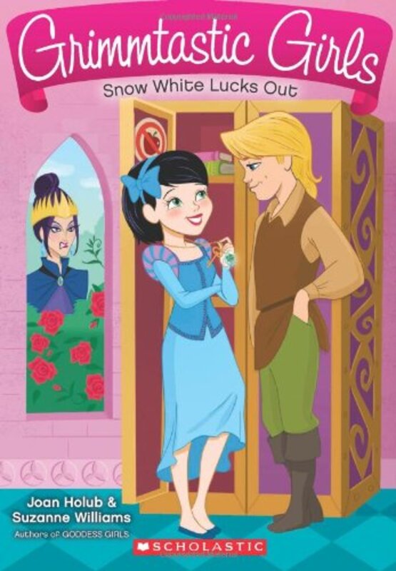 Book cover for "Snow White Lucks Out" by Suzanne Williams