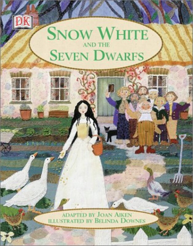 Book cover for "Snow White and the Seven Dwarfs" by Joan Aiken