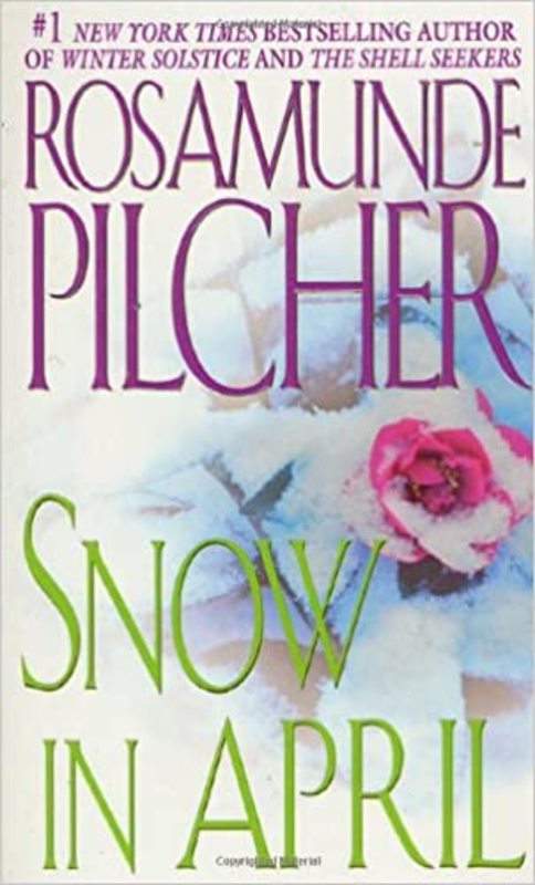 Book cover for "Snow in April" by Rosamunde Pilcher