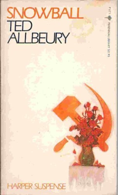Book cover for "Snowball" by Ted Allbeury