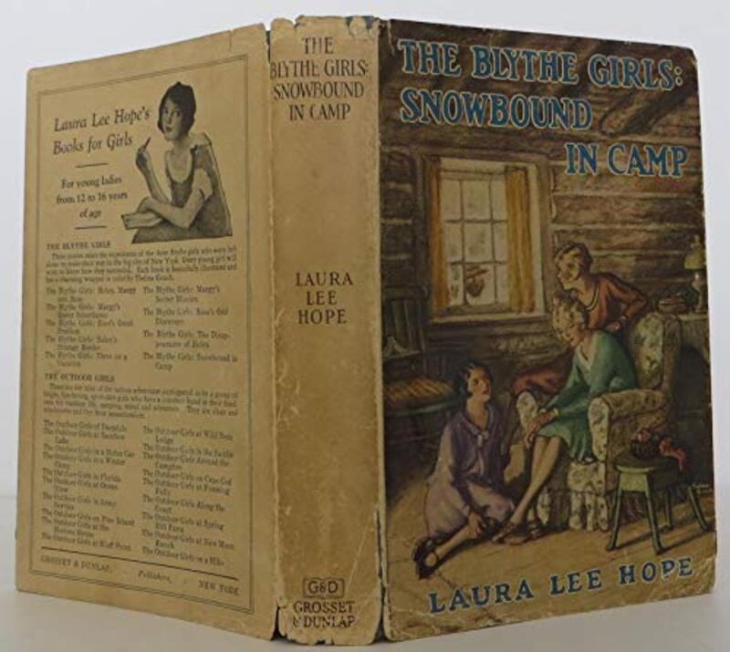 Book cover for "Snowbound in Camp" by Laura Lee Hope