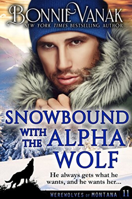Book cover for "Snowbound with the Alpha Wolf" by Bonnie Vanak