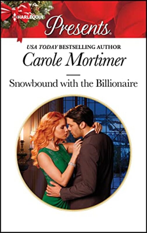 Book cover for "Snowbound with the Billionaire" by Carole Mortimer