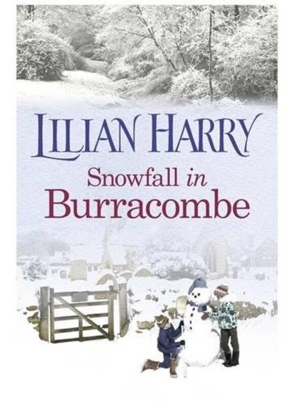 Book cover for "Snowfall in Burracombe" by Lilian Harry