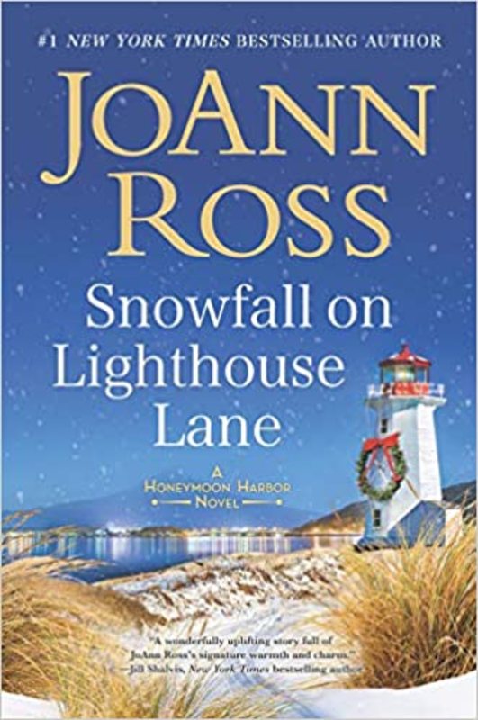 Book cover for "Snowfall on Lighthouse Lane" by JoAnn Ross