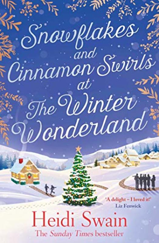 Book cover for "Snowflakes and Cinnamon Swirls at the Winter Wonderland" by Heidi Swain