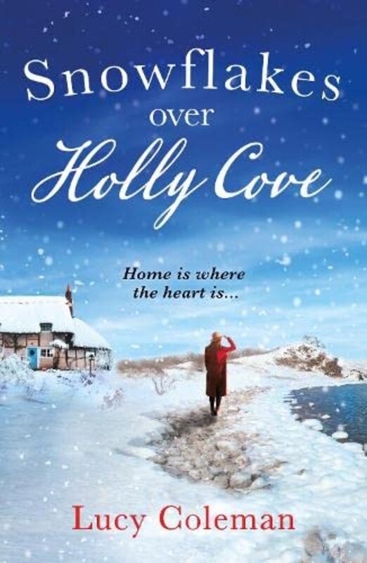 Book cover for "Snowflakes over Holly Cove" by Lucy Coleman