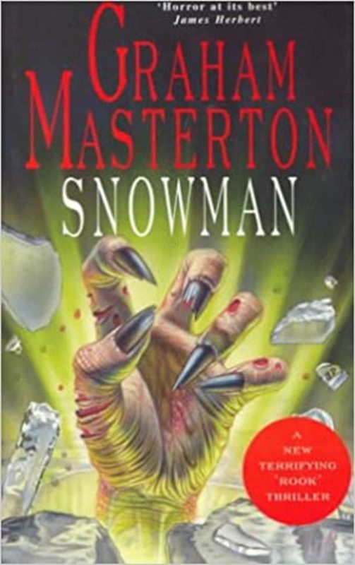 Book cover for "Snowman" by Graham Masterton