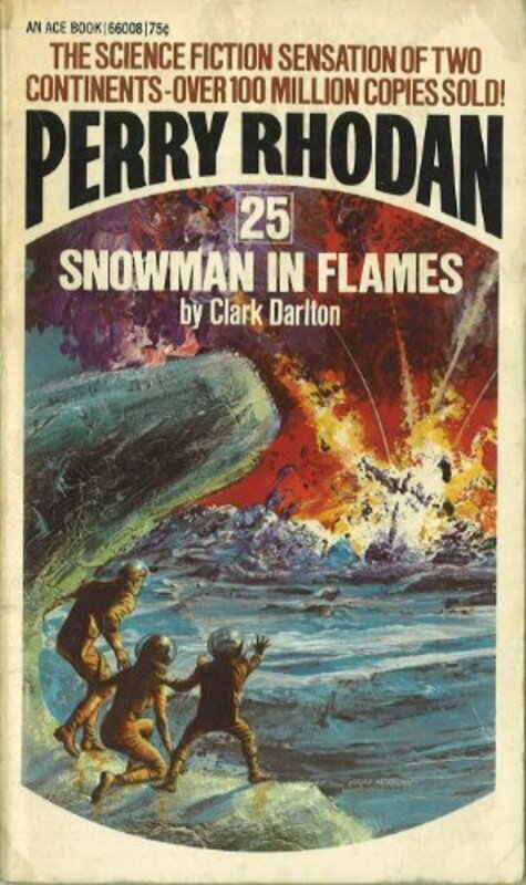 Book cover for "Snowman in Flames" by Kurt Brand