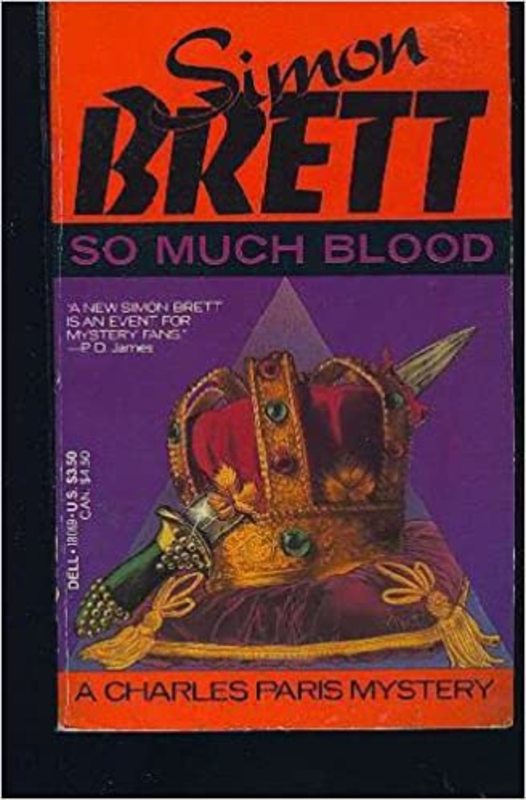 Book cover for "So Much Blood" by Simon Brett