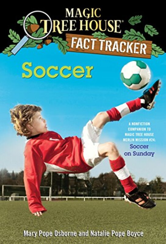 Book cover for "Soccer" by Mary Pope Osborne