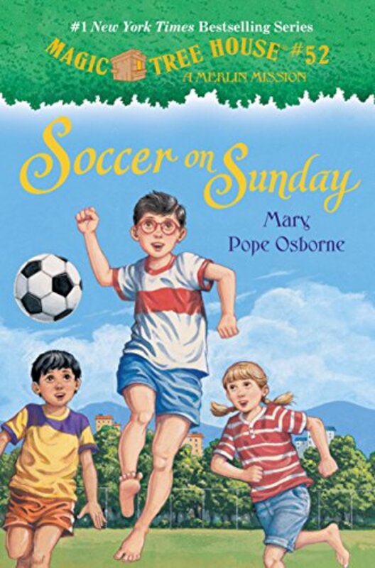 Book cover for "Soccer on Sunday" by Mary Pope Osborne