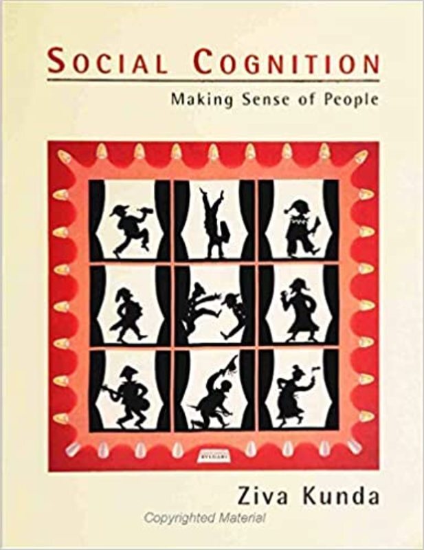 Book cover for "Social Cognition" by Ziva Kunda