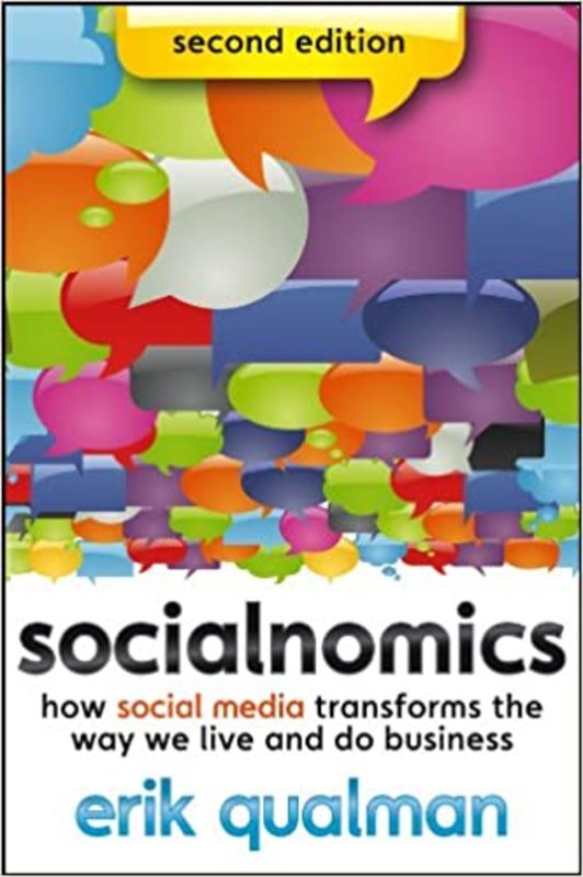Book cover for "Socialnomics" by Erik Qualman
