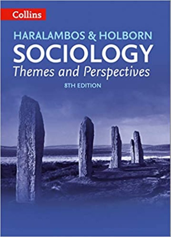 Book cover for "Sociology Themes and Perspectives" by Michael Haralambos