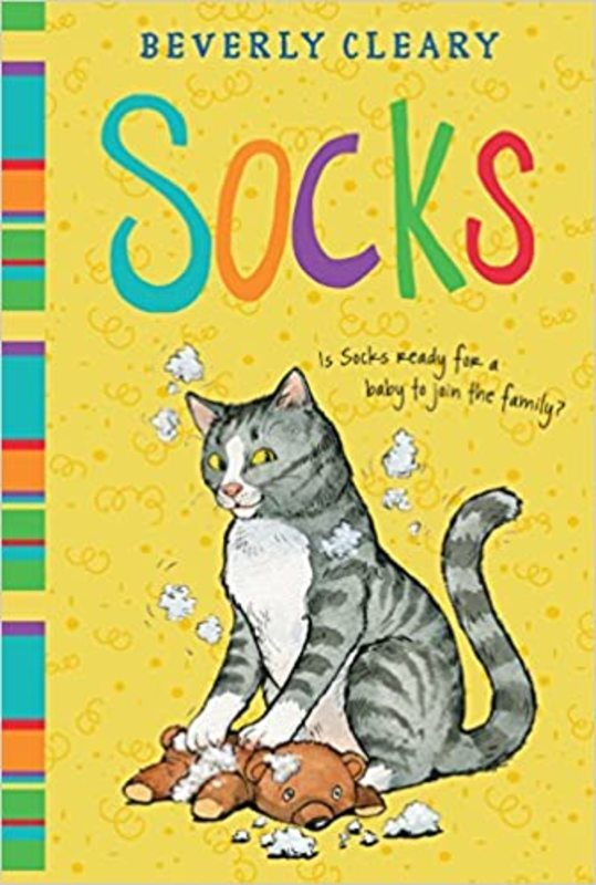 Book cover for "Socks" by Beverly Cleary