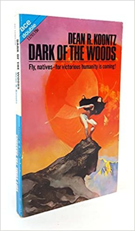 Book cover for "Dark of the Woods / Soft Come the Dragons" by Dean Koontz