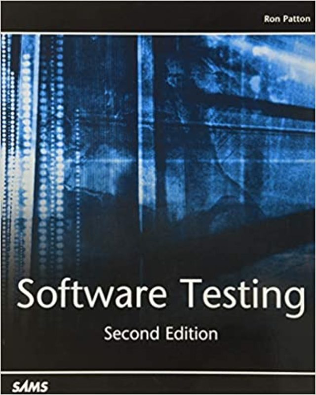 Book cover for "Software Testing" by Ron Patton