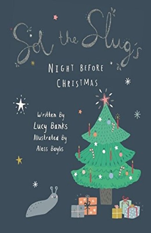 Book cover for "Sol the Slug's Night Before Christmas" by Lucy Banks