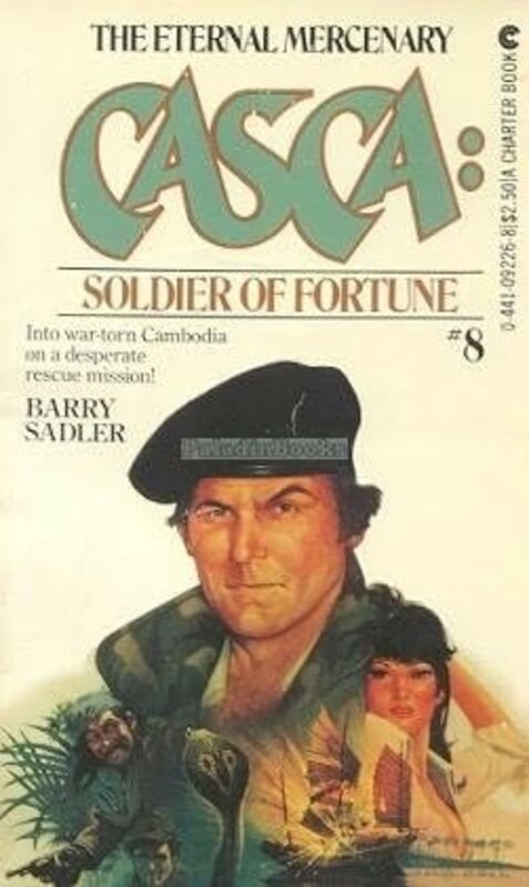 Book cover for "Soldier of Fortune" by Tony Roberts
