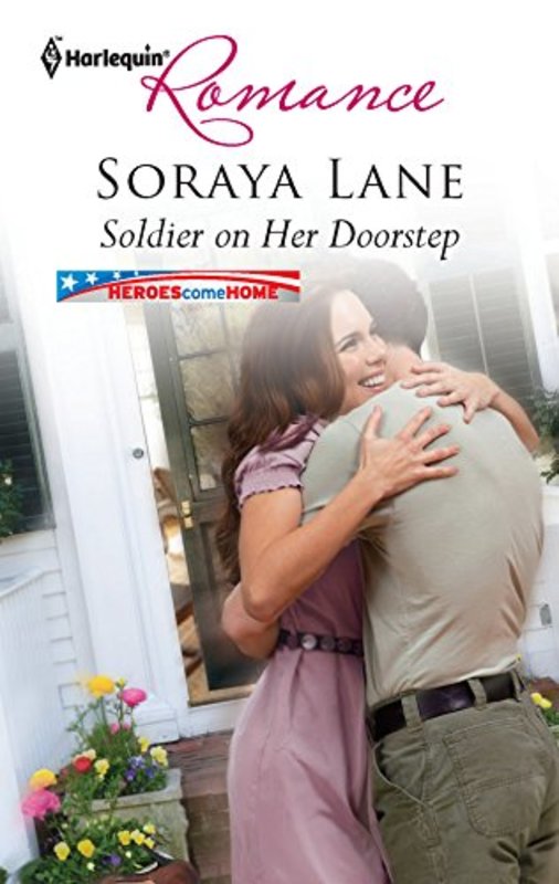 Book cover for "Soldier on Her Doorstep" by Soraya M Lane