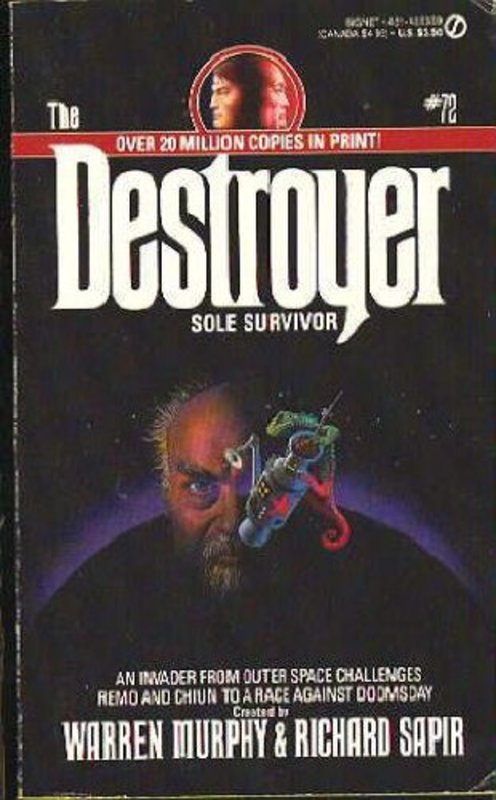 Book cover for "Sole Survivor" by Warren Murphy