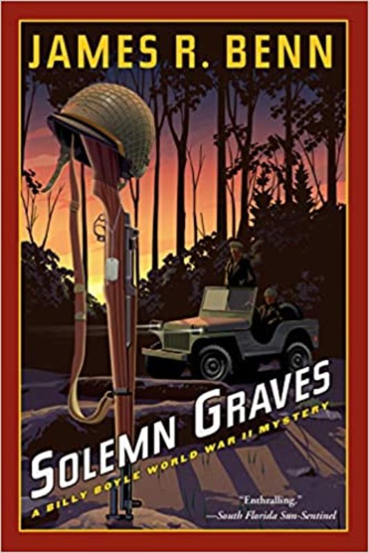 Book cover for "Solemn Graves" by James R. Benn