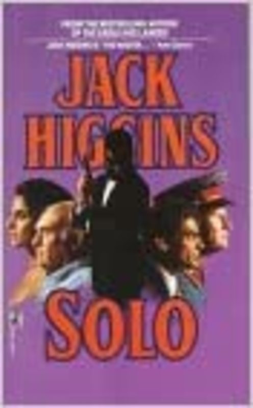 Book cover for "Solo / The Cretan Lover" by Jack Higgins